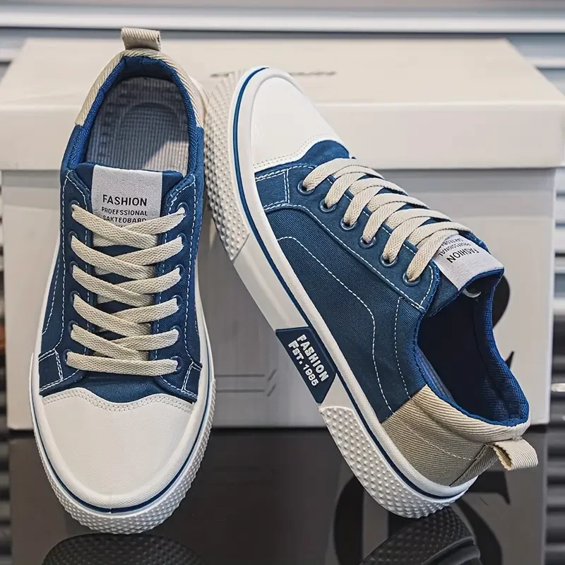 Men'S Stylish And Versatile Canvas Sneakers for Casual Streetwear And Sports.