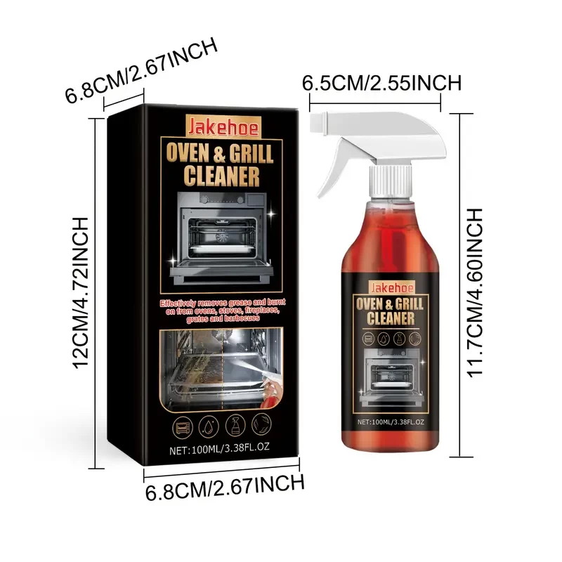 3.38 Oz Christmas/Party/New Year/Home Gifts Kitchen Oven Foam Cleaner Effectively Cleans Grease And Grime Suitable For A Variety Of Kitchen Cleaning Scenarios Deodorizer Degreaser New Year Valentine'S