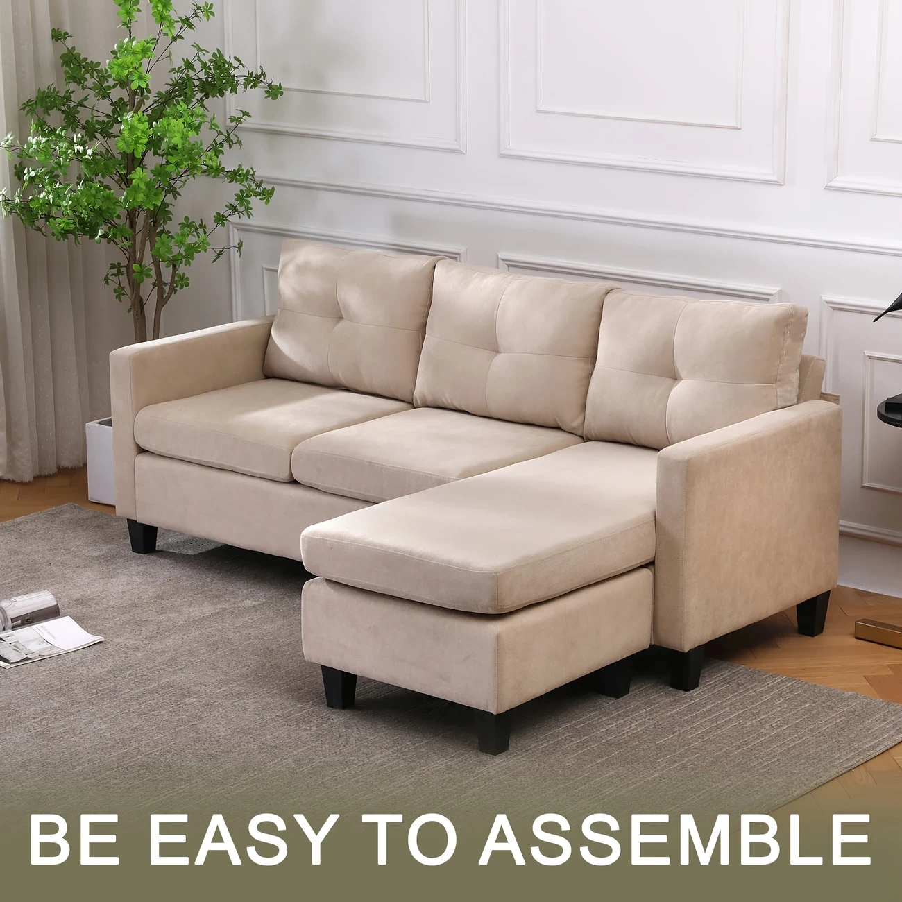 Lazy Sofa with Ottoman and Cushion 2 sold Sold by